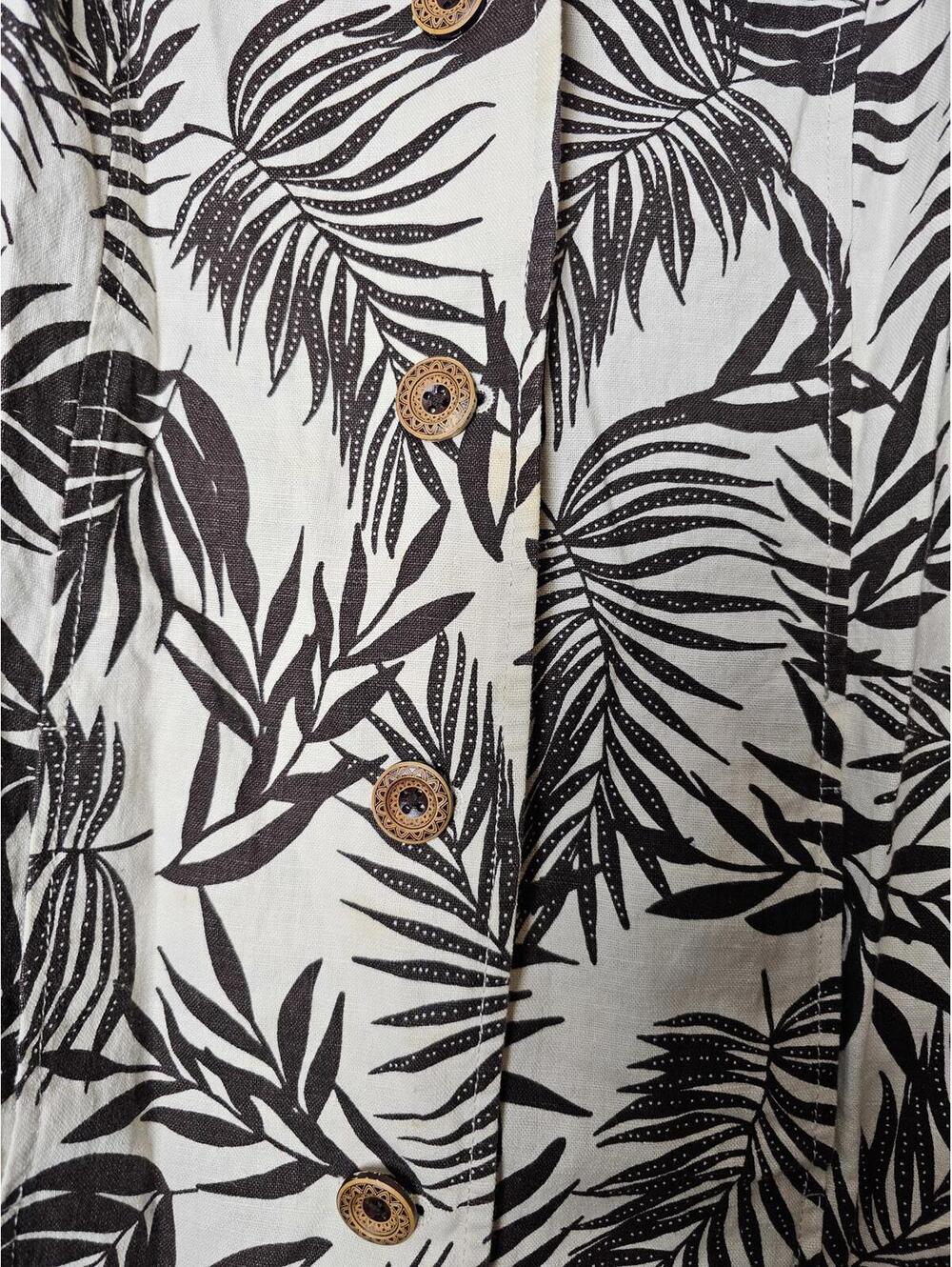Amber Sun Blouse Brown & Cream Womens Size M - Picture 3 of 6